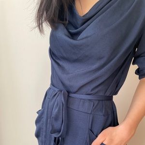 BCBGMAXAZRIA Blue Dress